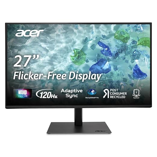 Acer 2K 120hz B277U GB 27"inch