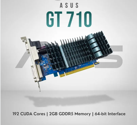 ASUS GEFORCE GT 710 2GB GDDR5 NVIDIA GRAPHIC CARD