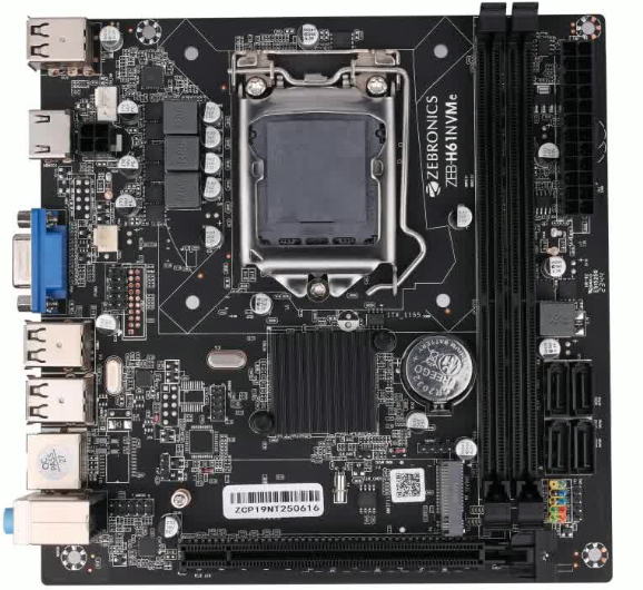 ZEBRONICS ZEB-H61 M2 LGA1155 SOCKET MOTHERBOARD