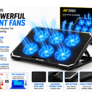 Ant Esports NC230 Gaming Notebook Cooler for 10–17 Inch Laptops